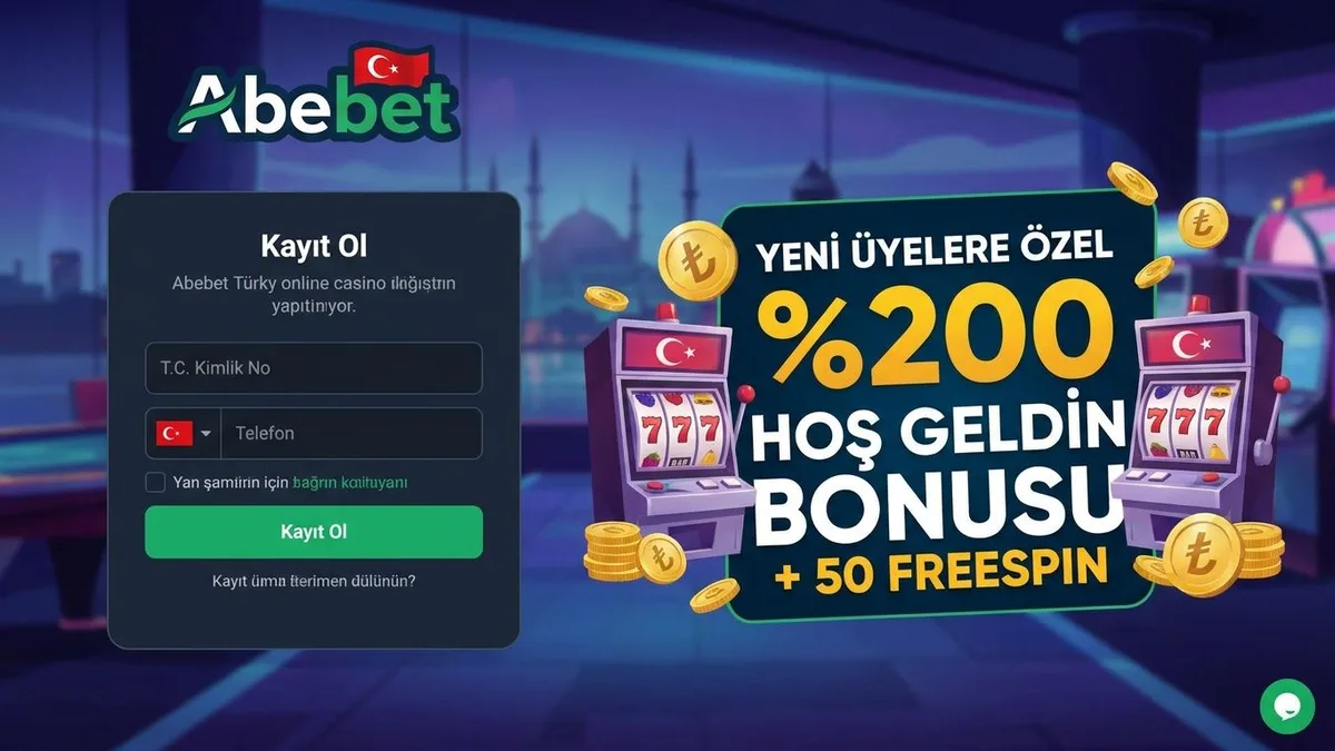 Bonusla kayıt olma ekranı